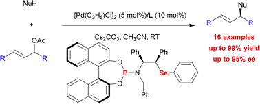 Development Of A Novel Phosphoramidite Selenide Ligand For Pd Catalyzed