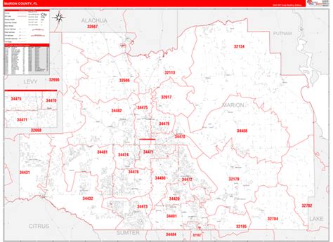 Marion County Zip Code Map Printable