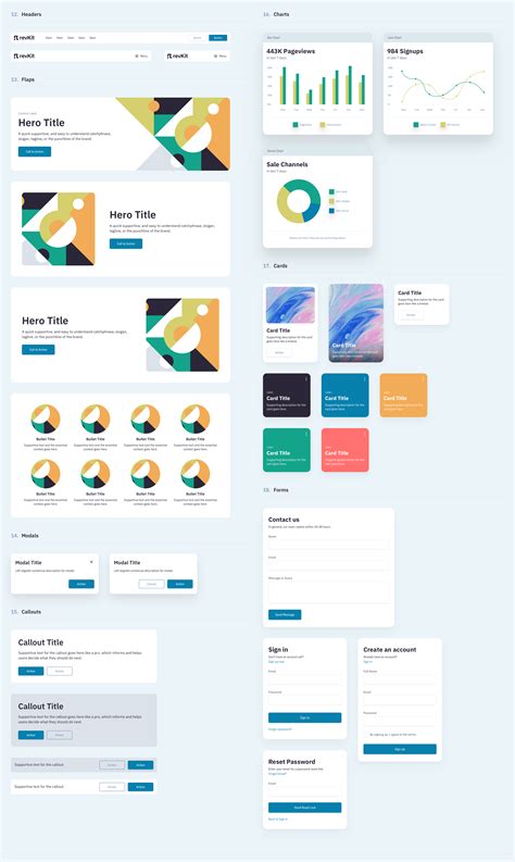 Revkit Design System UI Kit - XDgeek.store