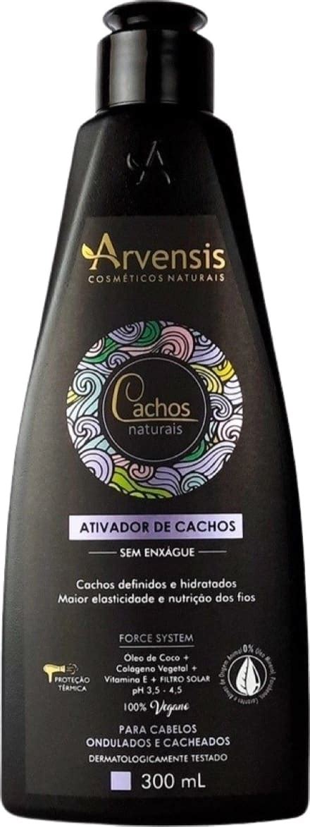 Kit Arvensis Cachos Ativador Ml Mascara E Geleia X Ml