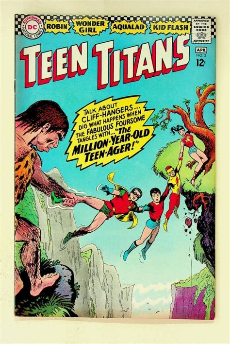 Teen Titans 2 Mar Apr 1966 DC Very Fine Near Mint Comic Books