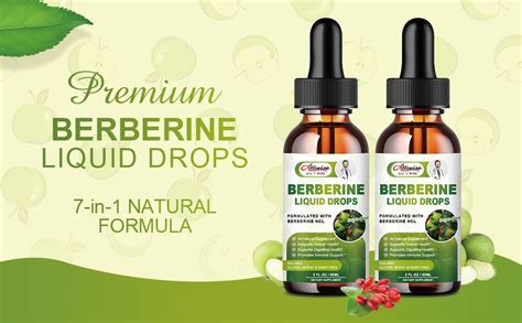 Amazon Alliwise Organic Berberine Supplement Liquid Drops