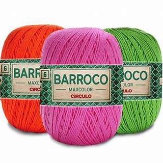 Linha Barroco Max Color Fio Marca Circulo Shopee Brasil