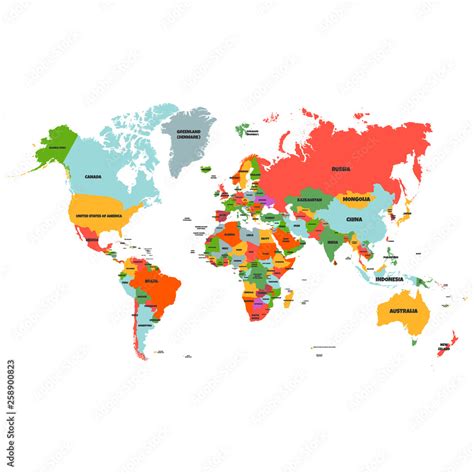 Top 999 World Map Images With Name Amazing Collection World Map Images With Name Full 4k