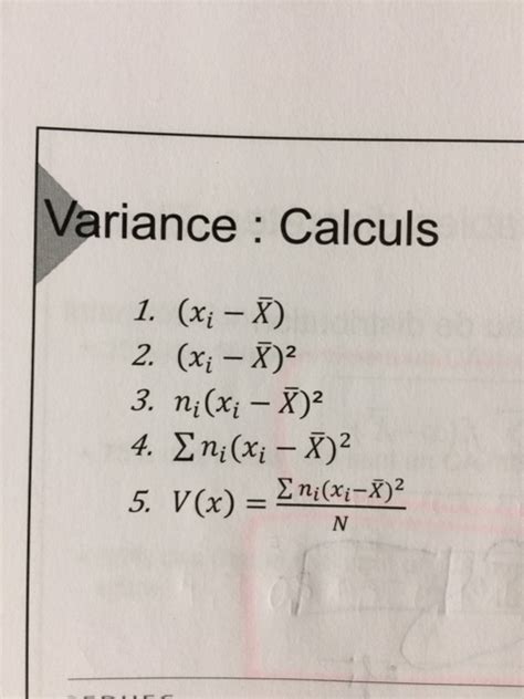 Découvrir 100 Imagen Formule De Calcul De La Variance Fr