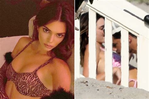 Kendall Jenner Parades Eye Popping Figure In Microscopic String Bikini On Holiday Daily Star