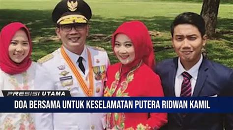 Doa Bersama Untuk Keselamatan Putra Ridwan Kamil Video Dailymotion