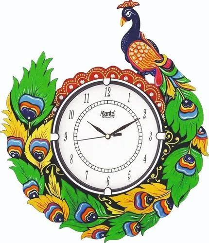 Wooden Analog Wall Clock, For Home at Rs 200/piece in Jaipur | ID ...