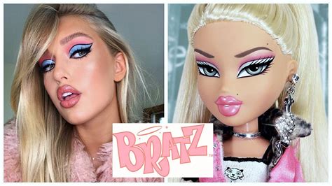 Turning Myself Into A Bratz Doll Halloween Came Early Youtube