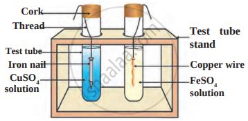 Material Copper Wire Iron Nail Beaker Or Big Test Tube Chemicals