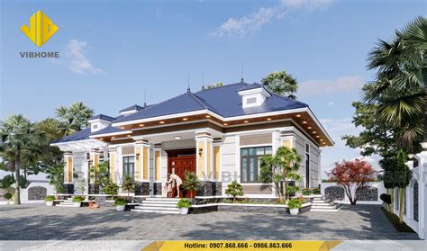 mẫu nhà cấp 4 mái nhật hot nhất 2023 Công ty cổ phần kiến trúc và xây dựng VIBHOME