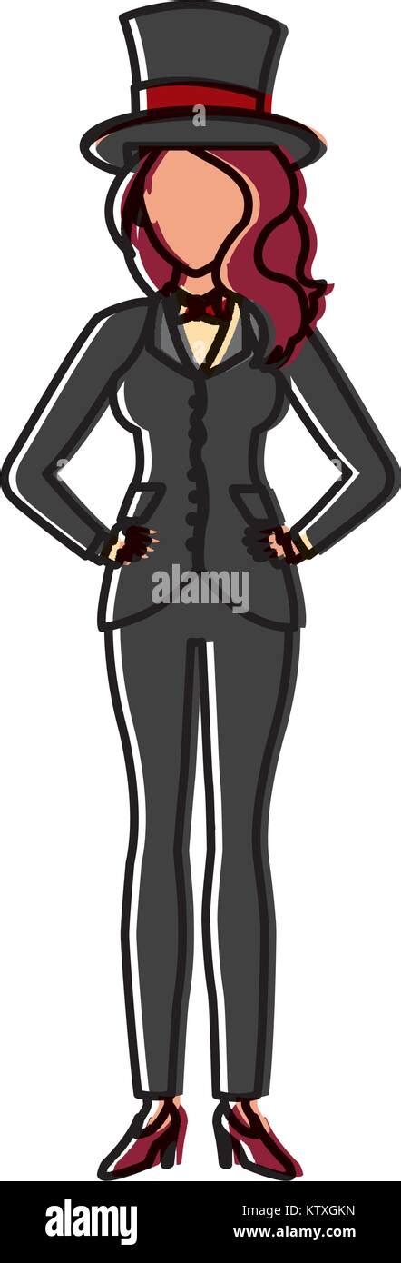 Beautiful Magician Woman Cartoon Stock Vector Image Art Alamy