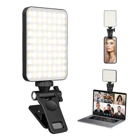 Luz De Preenchimento LED Mini Portátil Selfie Para Vídeo Conferência