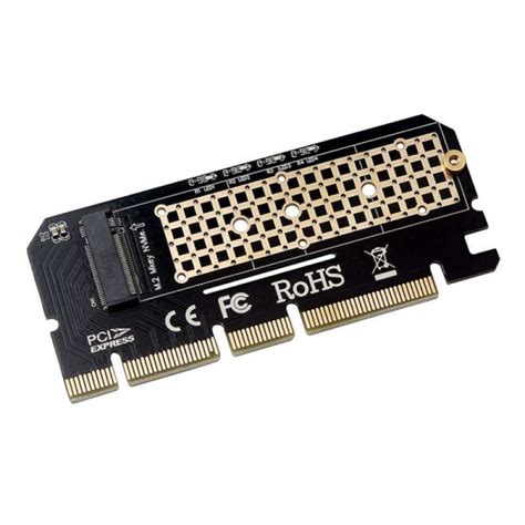 Jual Pci express card x16 ssd m2 nvme m-key adapter - Pci e 3.0 x8 x4 m ...