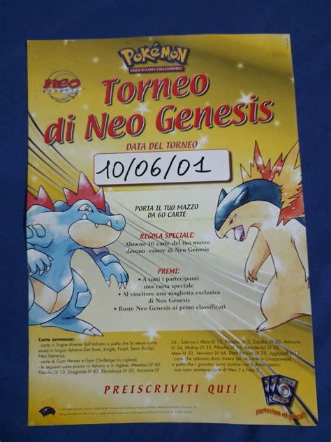 Poster Neo Genesis Pokemon Wizards