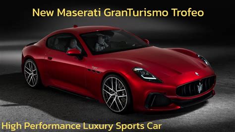 New Maserati GranTurismo Trofeo Hybrid 550 Hp 3 0 Litre V6 Twin Turbo