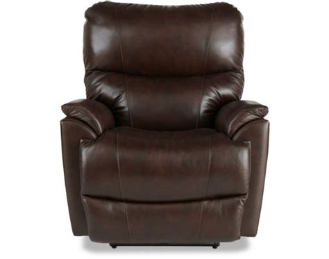 La Z Boy Trouper Leather Power Headrest Rocker Recliner Homemakers