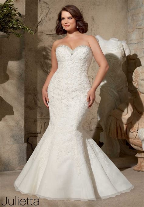 Curvy Mermaid Plus Size Wedding Gowns Ideas Of Wedding Bridal