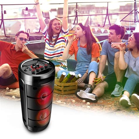 Enceinte Active MyDeejay Xtrem06 Autonome Sur Batterie Avec Effet LED