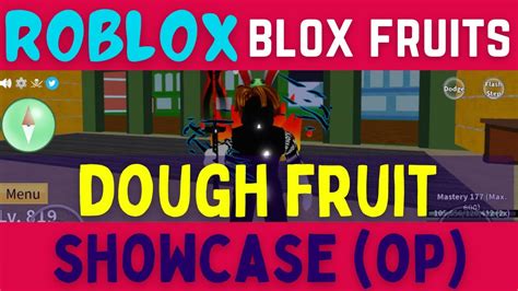 Blox Fruits Roblox Dough Fruit Showcase Youtube