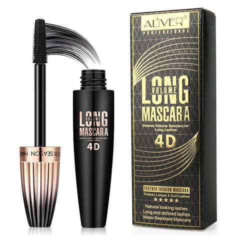 4d Silk Fiber Lash Mascara Waterproof Long Lasting Mascara Black