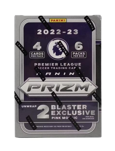 Panini Prizm Premier League Blaster Box Pink Mosaic Trading