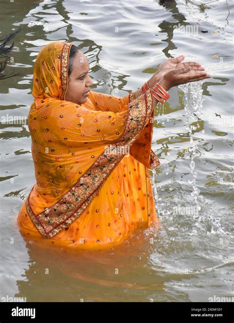 Patna India Th Apr Patna India April Chhath Devotees