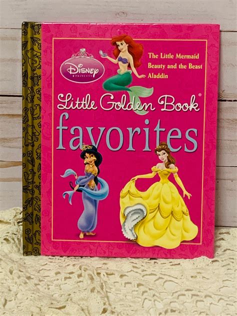 Disney Princess Little Golden Book Favorites - Etsy