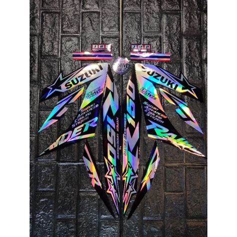 Suzuki Raider Reborn Decal Sticker Hologram Sticker Shopee