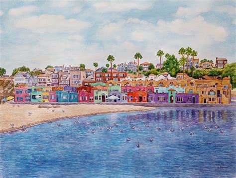 Elizabeth Kennen On Twitter My Capitola Watercolor Is Finished Loved