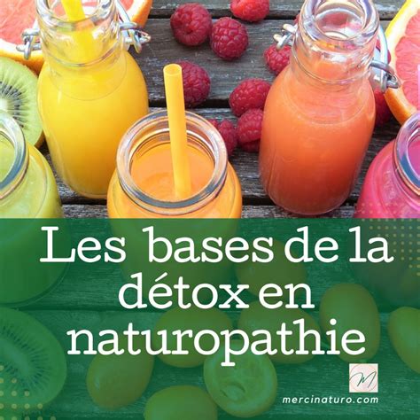 Les bases de la détox en naturopathie Merci Naturo