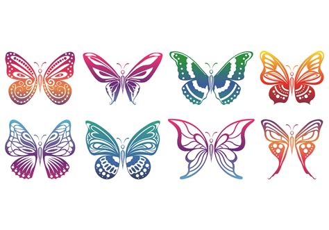 Set Of Mariposa Icons 147873 Vector Art at Vecteezy