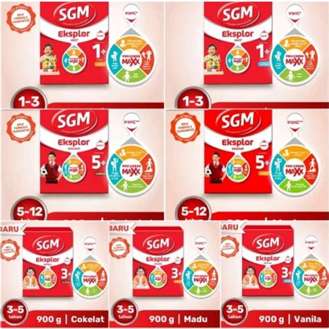 Jual SGM EXPLORER 1 MADU VANILA 900g Shopee Indonesia