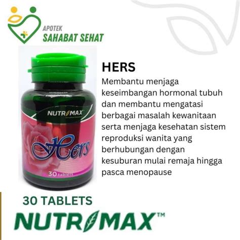 Promo Nutrimax Hers Tab Hormon Wanita Diskon Di Seller Aqua