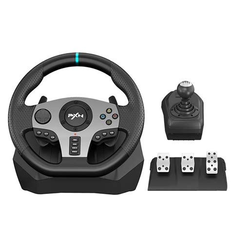 Pxn V9 Universal Steering Wheel Controller 270 900 Degree Rotation With Pedals And Gear Shifter