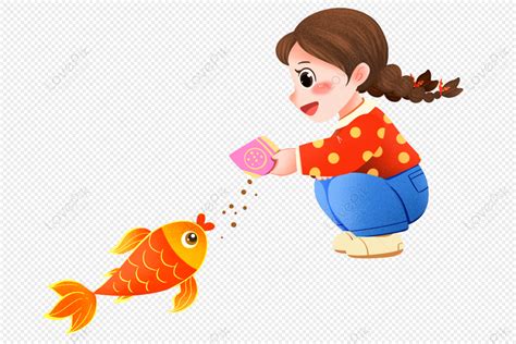 Feeding Fish Clipart