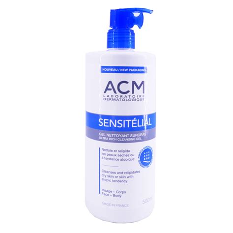 Acm Sensitelial Gel Nettoyant Surgras Ml