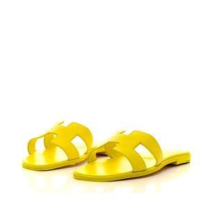 Hermes Shoes Herms Epsom Oran Sandals In Jaune Curcuma Poshmark