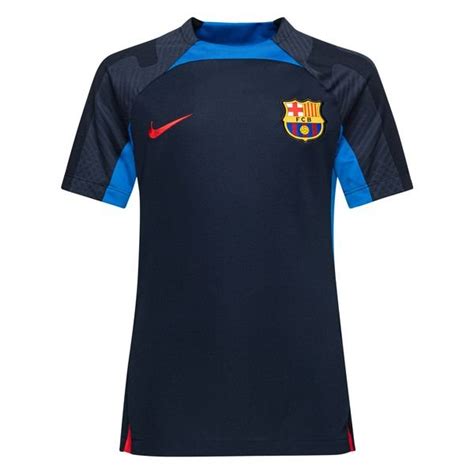 Barcelona Tr Nings T Shirt Dri Fit Strike Navy R D B Rn Unisport Dk