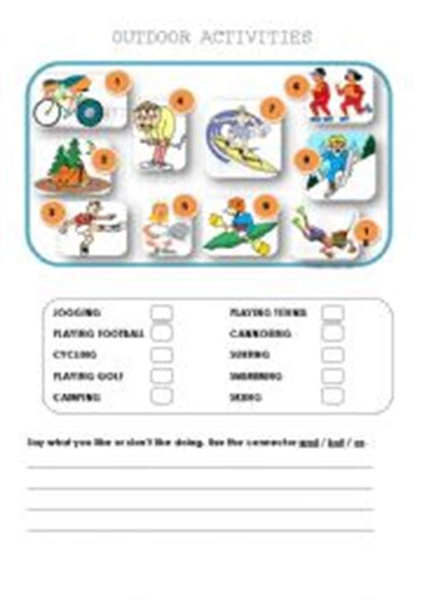 34 Free Esl Door Worksheets Indoor Or Outdoor Activities Bw Key Esl