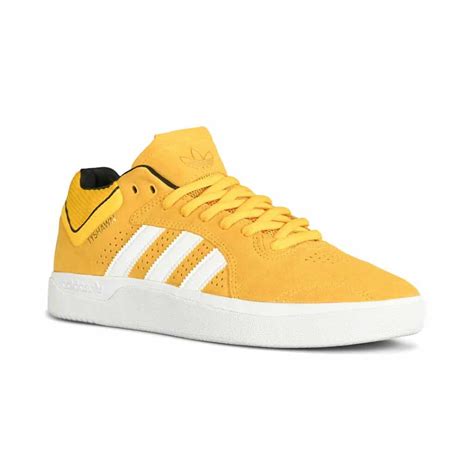 Adidas Tyshawn Skate Shoes Bold Gold White Gold Metallic