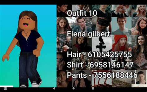 Roblox Codes Elena Gilbert Coding Outfits Suits Kleding