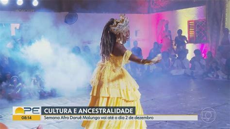 Semana Afro Daru Malungo Celebra Cultura E Ancestralidade No M S Da