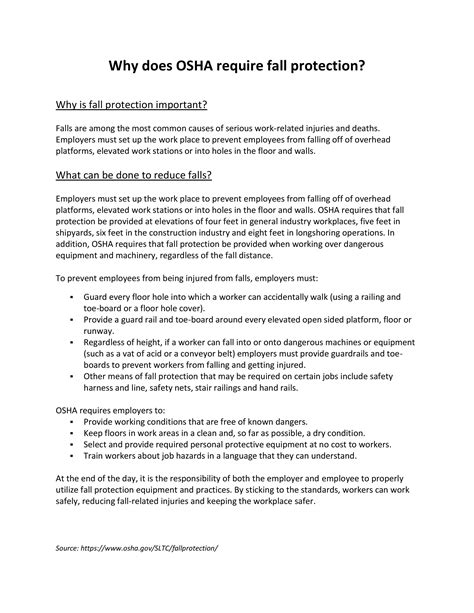 Why Does OSHA Require Fall Protection? - SunnySide Supply