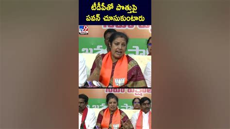 టీడీపీతో పొత్తుపై పవన్ చూసుకుంటారు Purandeswari Tv9 Youtube