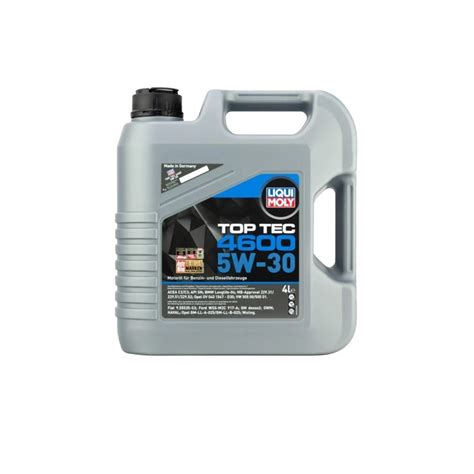 5l4l Liqui Moly Top Tec 4600 5w30 Fully Synthetic Engine Oil Minyak