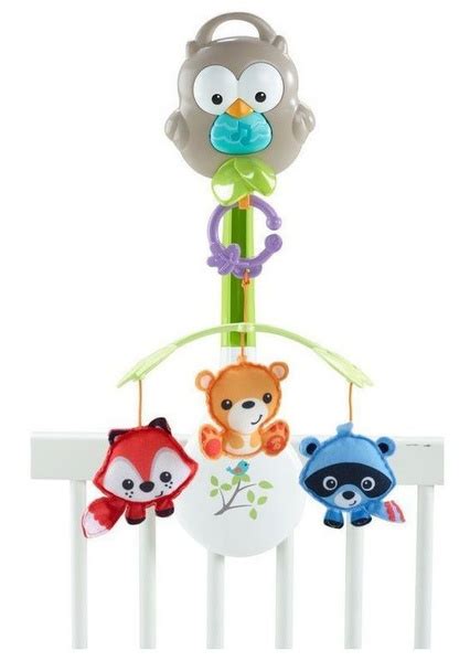 Мобиль Fisher Price "Лесные друзья" 3в1 музыкальный - купить с ...