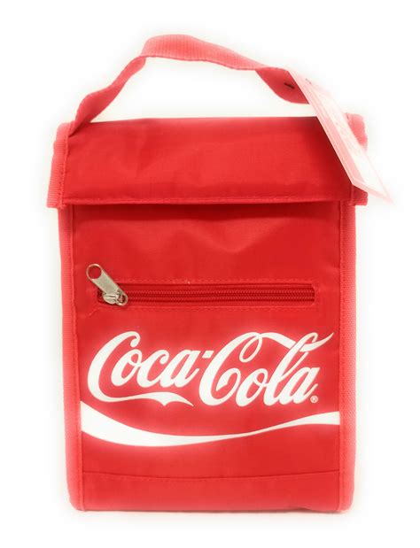 Coca Cola Lunch Bag Cooler With Handle Coke Insulated Sack Tote