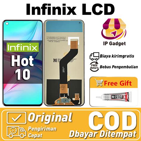 Jual Original LCD FOR Infinix Hot Fullset Ori Asli Layar Hp Touchscreen Sentuh Versi Tinggi