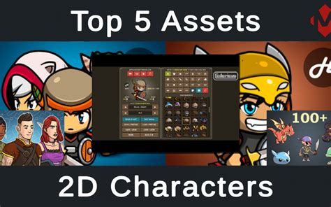 Top 5 Unity Assets 2d Characters Projectmakers Softwareentwickler